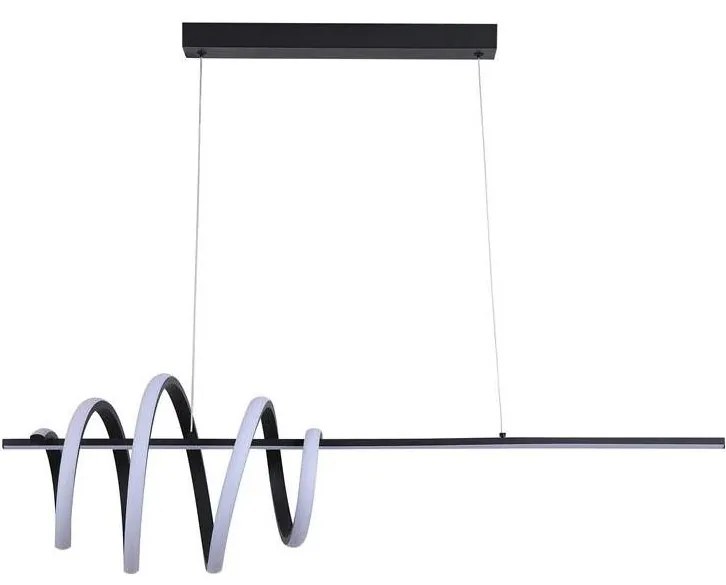 Searchlight 22510BK - LED dimmelhető kábelen függesztett csillár SWORD LED/40W/230V 3000K