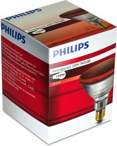 Infravörös sugárzó Philips Ir 150W E27 Sollux