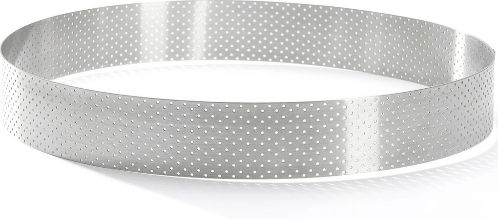 De Buyer 3098.09 perforált torta körkeret 24,5 cm,rozsdamentes acél, 24,5 cm