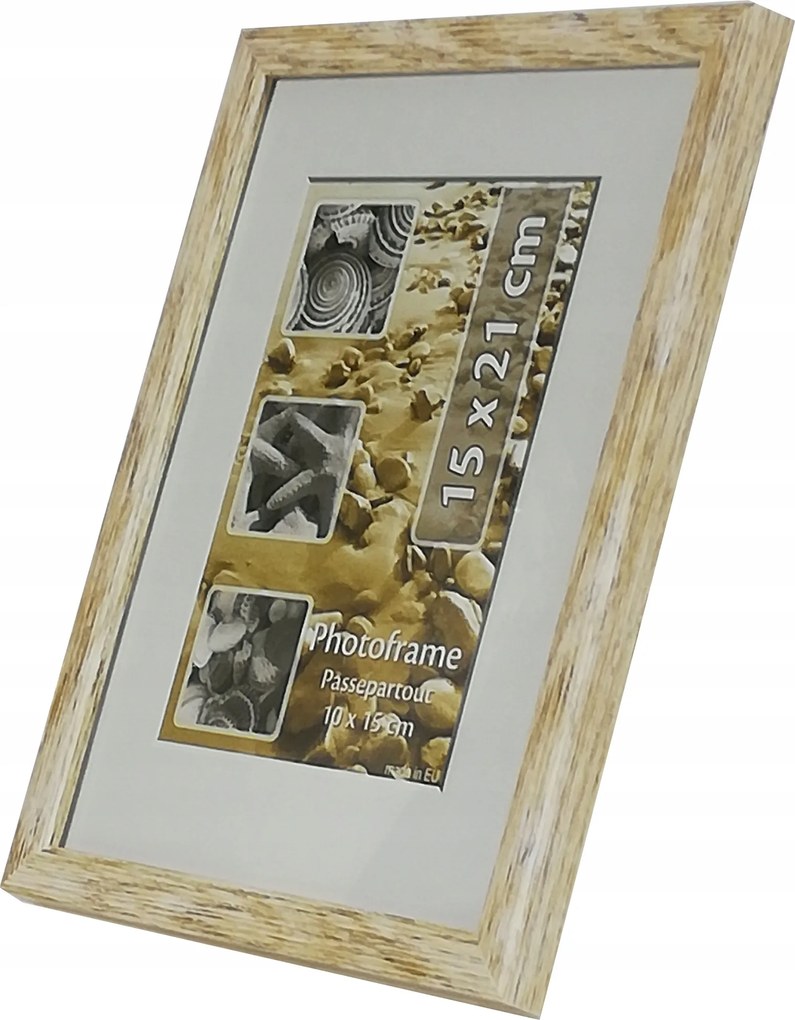 Notte műanyag képkeret 15x21; 21x15 cm. medállábbal (3543)