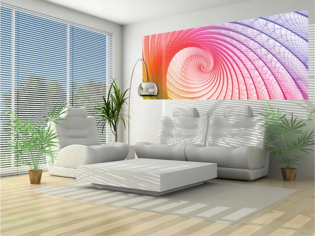 Fotótapéta Absztrakt Örvény Mélység Mozgás Spirál energia 250x104 +ragasztó