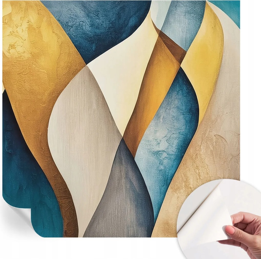 Öntapadós Mosható Fali Fotótapéta Hullámzó absztrakt 250x250 cm