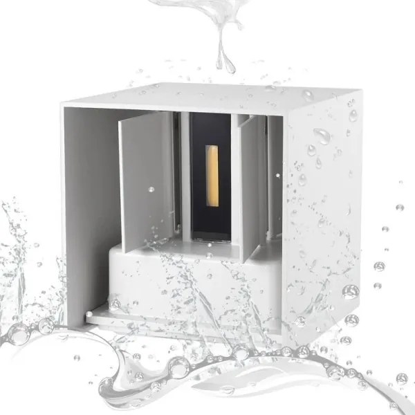 LED Kültéri fali lámpa 2xLED/3W/230V IP54 fehér