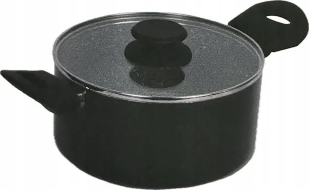 Smukee Fazék Üvegfedővel Fekete 2,5 L Ø 20 cm