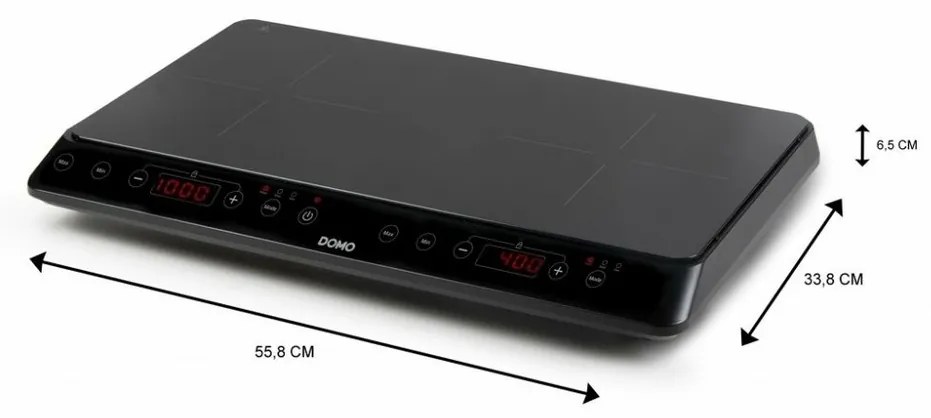DOMO DO338IP indukciós főzőlap kétzónás