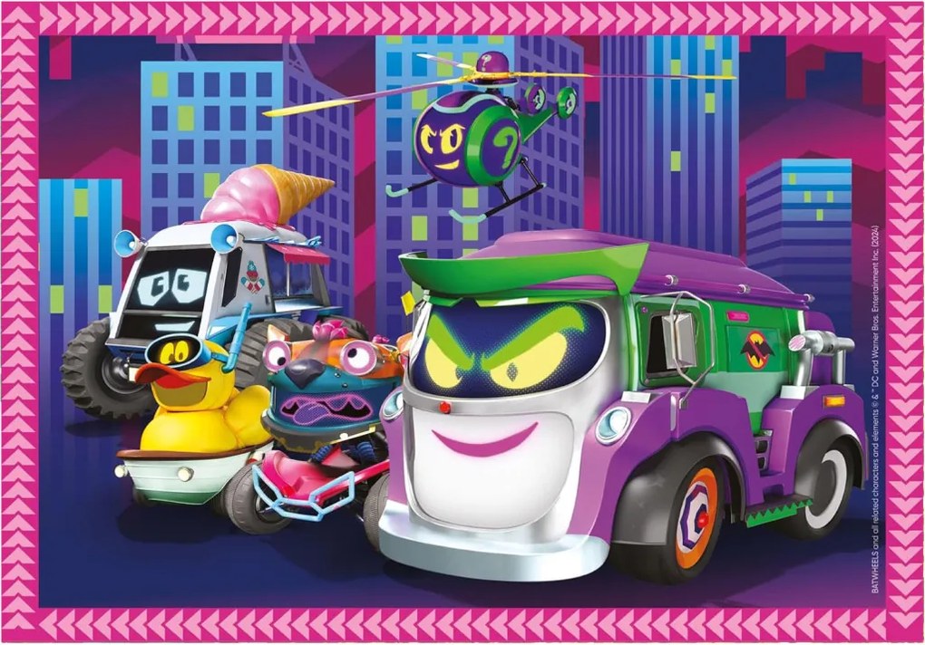 Batman Batwheels 4 az 1-ben puzzle Clementoni