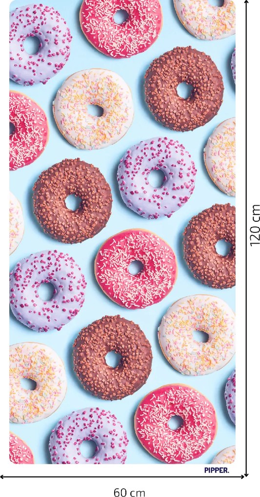 PIPPER. Öntapadós textiltapéta "Donuts"