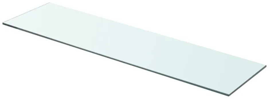 Átlátszó üvegpolc 80x20 cm