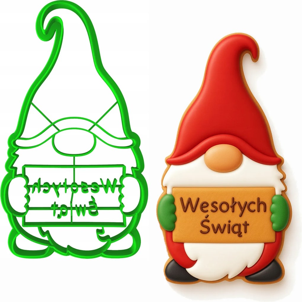 Karácsonyi Forma Karácsonyra Manó manó 12cm