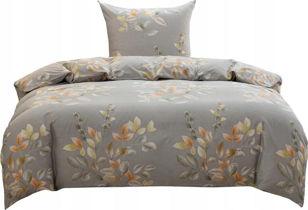 Ágynemű garnitúra 140x200 Pamut szatén 70x80 párnahuzat Puha Mintás