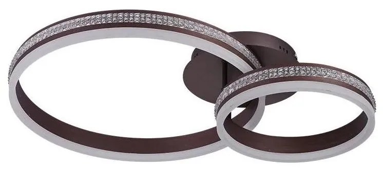 LED dimmelhető felületre szerelhető csillár LED/110W/230V 3000-6500K + távirányító