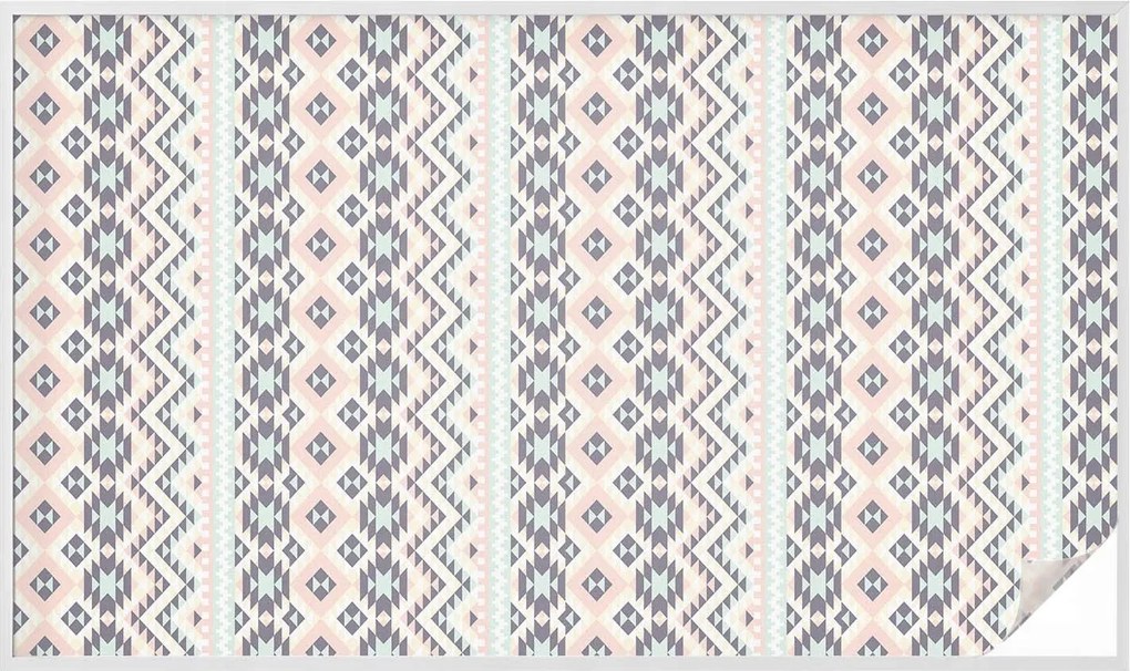 Ablakfólia Öntapadós Adatvédelem Pasztell geometria 200x116