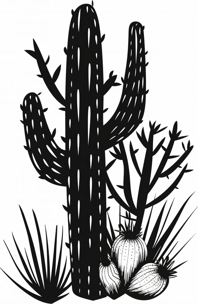 Poszter 20x30cm Kaktusz a karsztban