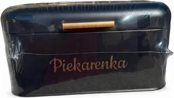 Smukee Fém kenyértartó ''pékség'' fekete színben