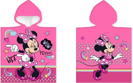 Disney Minnie BFF strand törölköző poncsó 50x100 cm