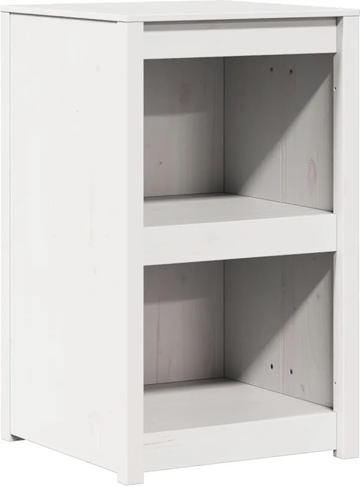 vidaXL Konyhaszekrény polcokkal Fehér 55 x 55 x 92 cm Tömör fenyőfa