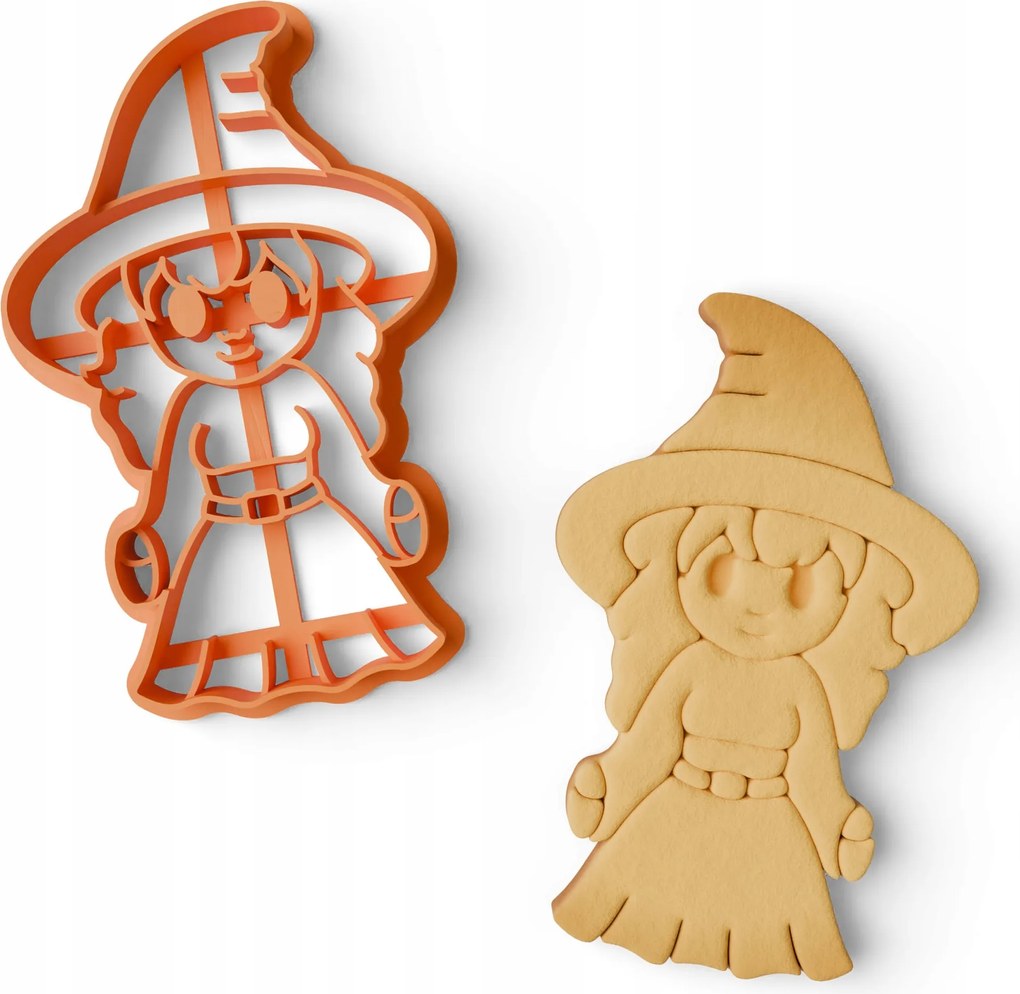 Prémium Mézeskalács Süteményforma Halloween Sütemény Baby Boszorkány