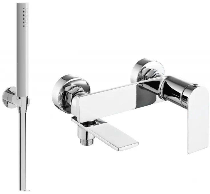 Mexen Zero R70 kádcsaptelep zuhanykészlettel, króm, 7113R70-00