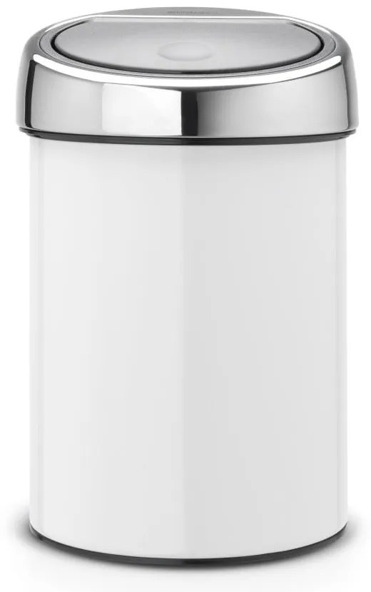 Fehér acél érintésre nyíló szemetes 3 l Touch Bin – Brabantia
