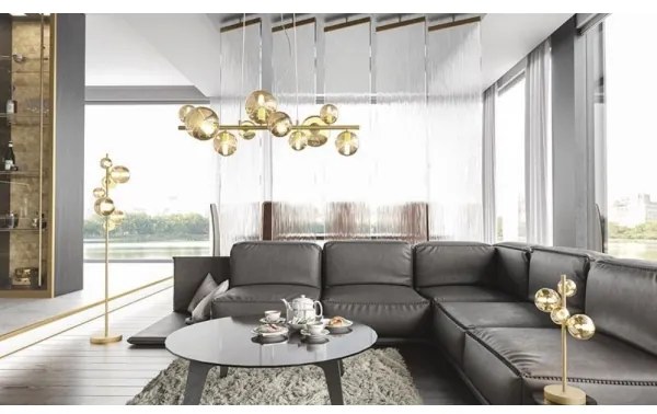 Wofi 8014.04.14.9000 - LED asztali lámpa 4xG9/3W/230V arany