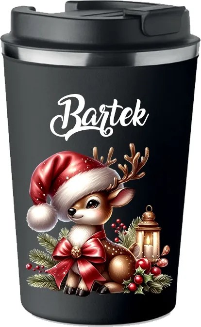 Névre Szóló thermo bögre karácsonyi ajándék KT_774