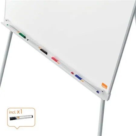 Flipchart tábla, mágneses felület, 70x100 cm, NOBO Premium Plus, fehér (VN5701)