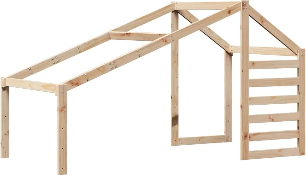 vidaXL tömör fenyőfa gyerekágytető 188 x 82 x 113 cm
