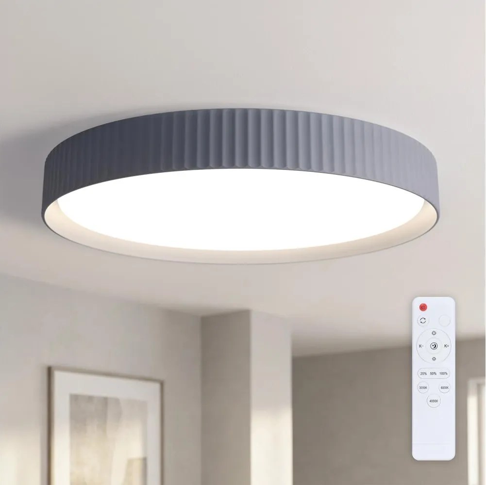 BRILAGI - LED dimmelhető mennyezeti lámpa LUCIA LED/60W/230V átmérő 59 cm szürke + távirányító