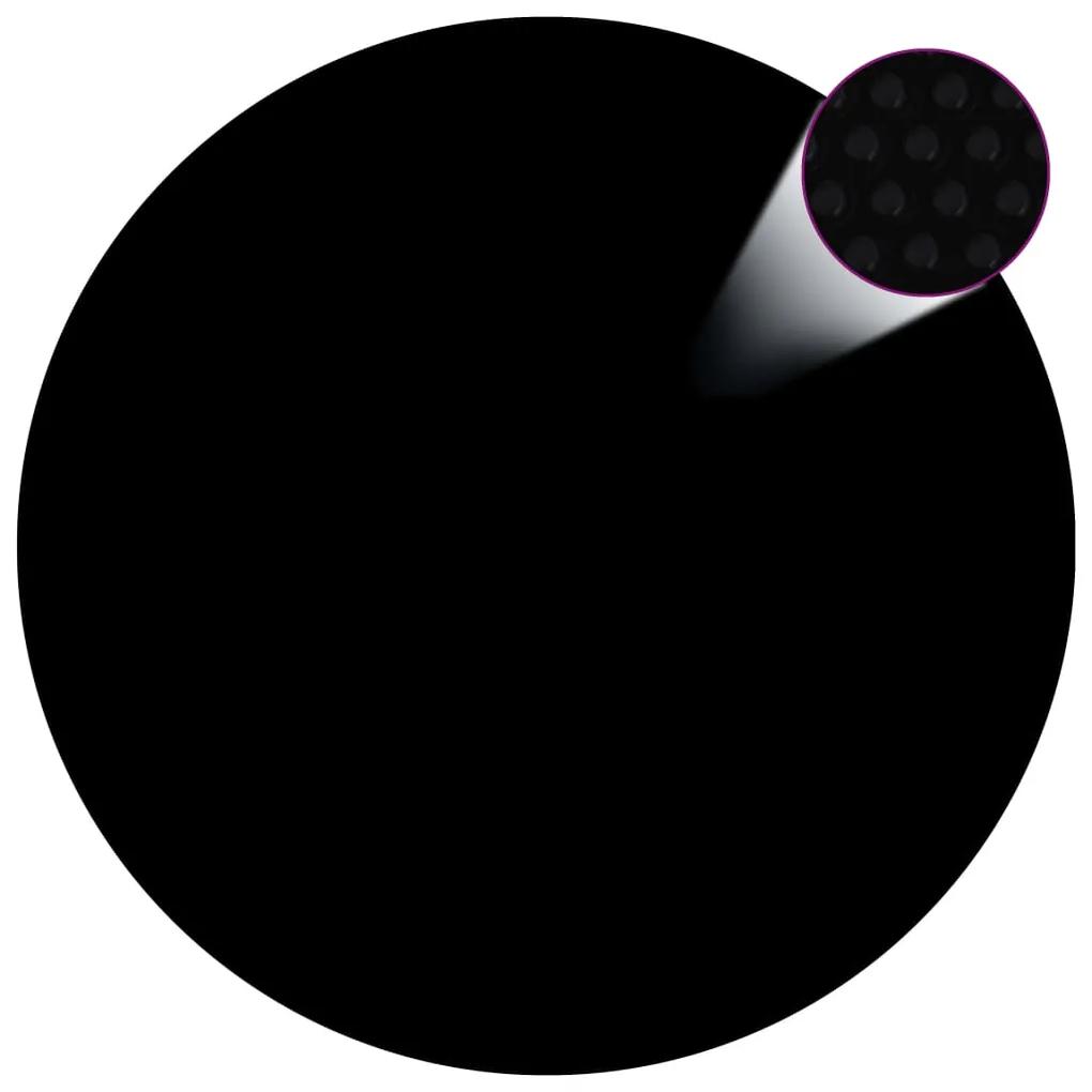 vidaXL fekete polietilén medencetakaró 300 cm