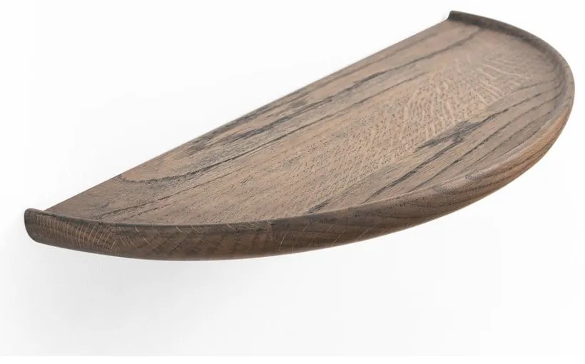 Barna tölgyfa fali polc 40 cm Mu – Gazzda