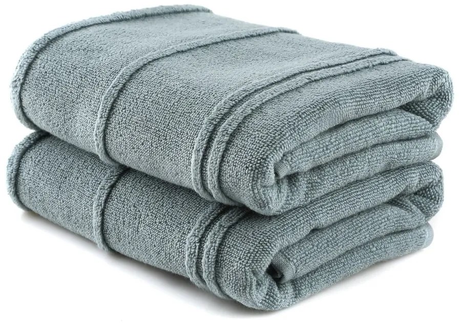 Zöld frottír törölköző szett 2 db-os 50x90 cm Arden – Foutastic