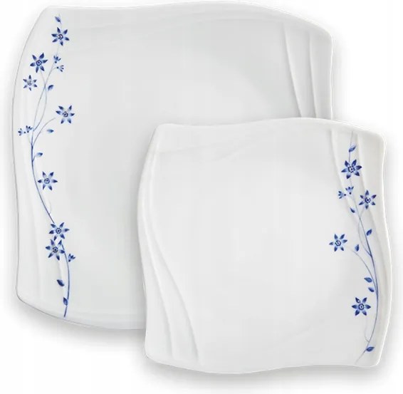 Egyedi Lux Márkás 2 db-os Étkészlet 18k Arany Díszítéssel