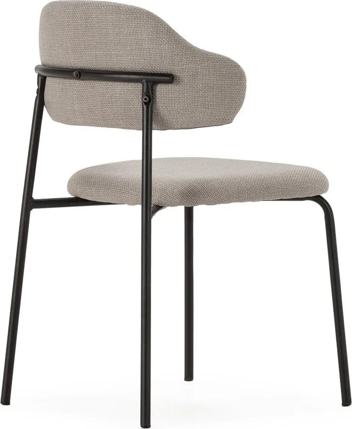 Világosszürke étkezőszék szett 4 db-os Adriel – Marckeric