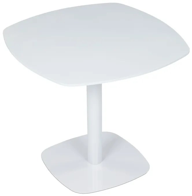Étkezőasztal 80×80 cm, MDF, Fehér. DT-X7117 WT