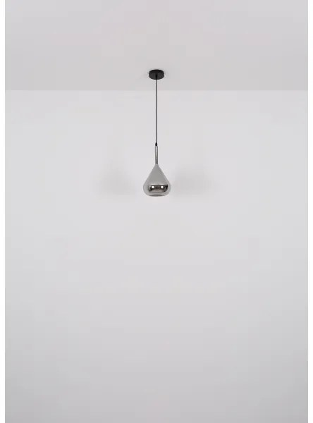 Globo 15542 - Csillár zsinóron GEEKY 1xE27/60W/230V átm. 20 cm fekete