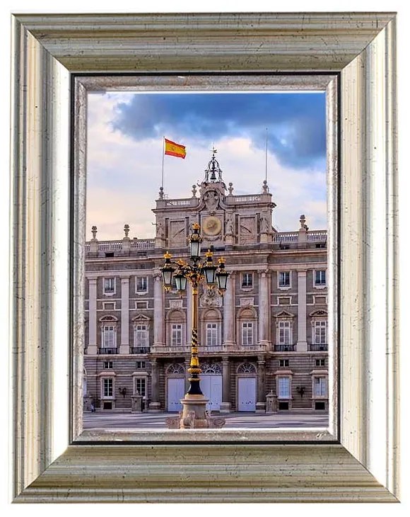 Madrid képkeret ezüst 13x18 cm