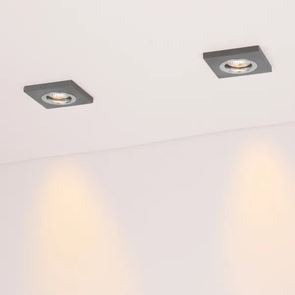 Spot-Light 2515336 - 3 db LED beépíthető lámpa VITAR 1xGU10/5W/230V beton