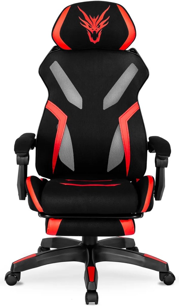 Irodai Forgószék Fekete/Piros Színben. MAXIMO