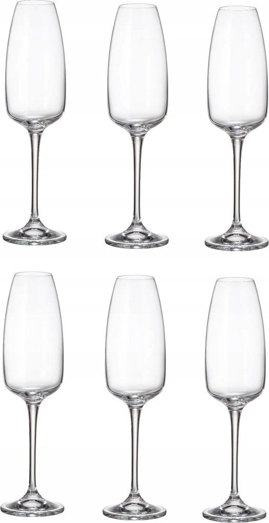 Bohemia Pezsgőspohár Készlet 6 db Pezsgőspohár 6 x 290 ml