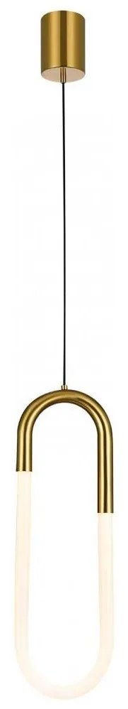 Redo 01-3183 - LED Csillár zsinóron LATIUM LED/9W/230V réz