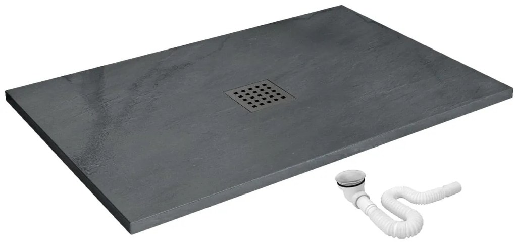 Zuhanytálca rea Grey Rock 90 x 120