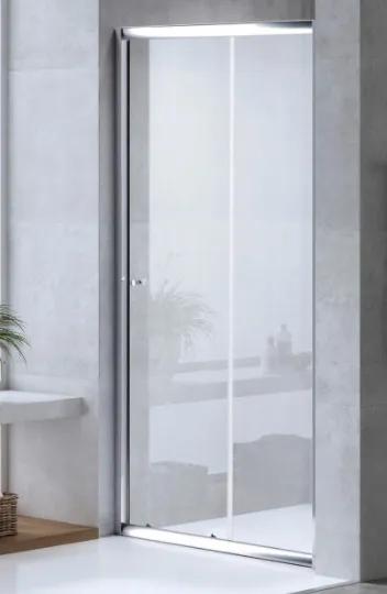ARBO Glass elhúzható zuhanyajtó (tolóajtó) - 95 x 195 cm