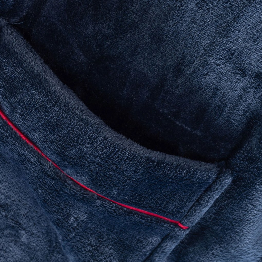 Fürdőköpeny Roger Women Navy Red XL