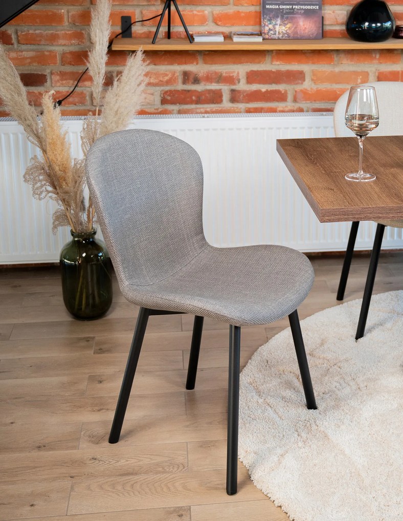 MAZZONI EXPORT FIORA Bézs (Basel 24 szövet) - MODERN LOFT KÁRPITOZOTT SZÉK NAPPALIBA/ÉTKEZŐBE