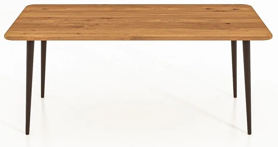 Natúr színű tölgyfa dohányzóasztal 90x90 cm Kula – The Beds