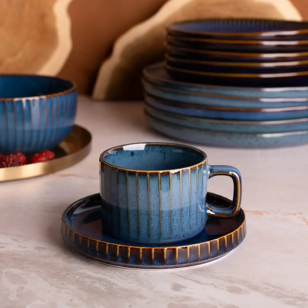 Altom Reactive Stripes porcelán csésze, 220 ml