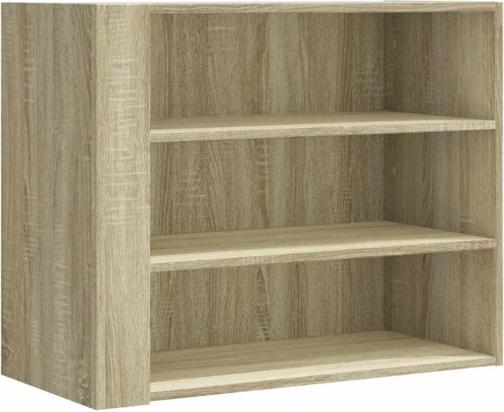 vidaXL sonoma tölgy színű szerelt fa faliszekrény 75 x 35 x 60 cm