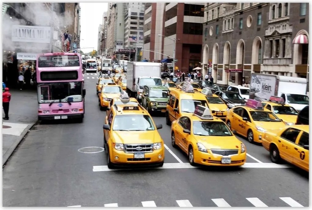 Poszterek 120x80 New York taxik