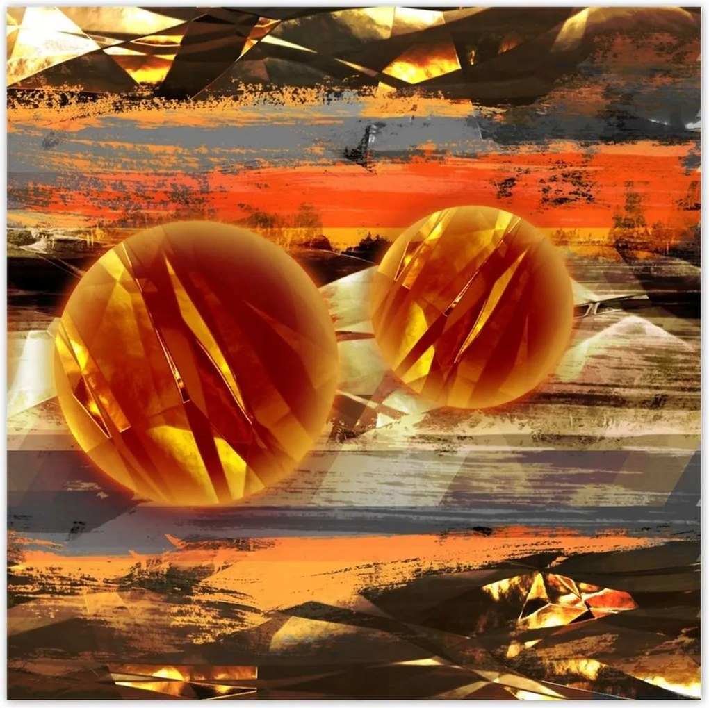 Poszterek 140x140 Kíváncsi gömbök