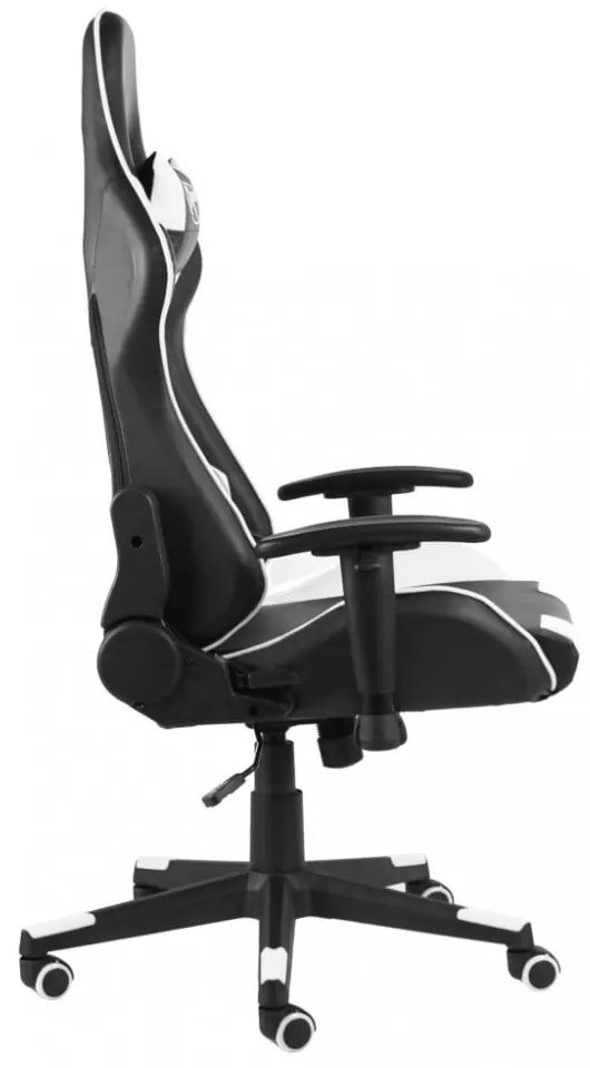 fehér PVC forgó gamer szék